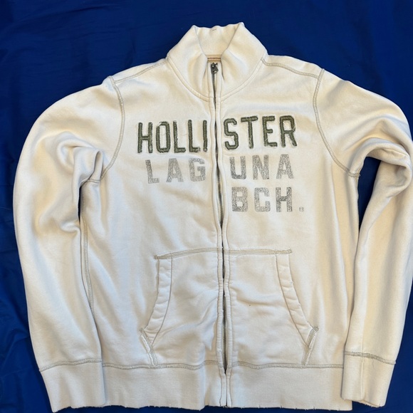 Hollister Other - Hollister Cream Fleece-Lined Hoodie